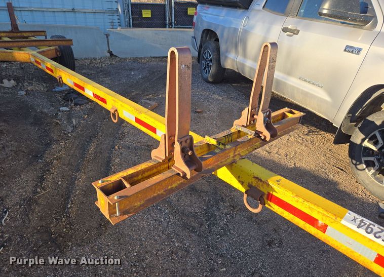 image for item YA0156 1994 Shop built pole trailer