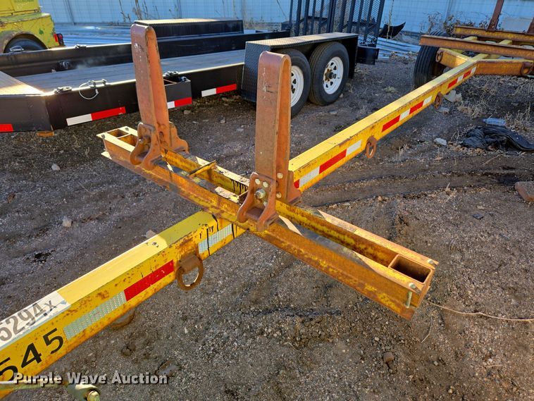 image for item YA0156 1994 Shop built pole trailer