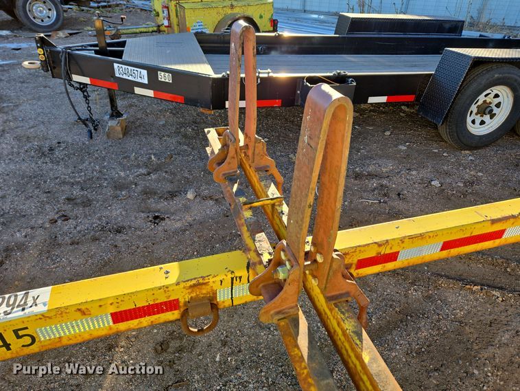 image for item YA0156 1994 Shop built pole trailer