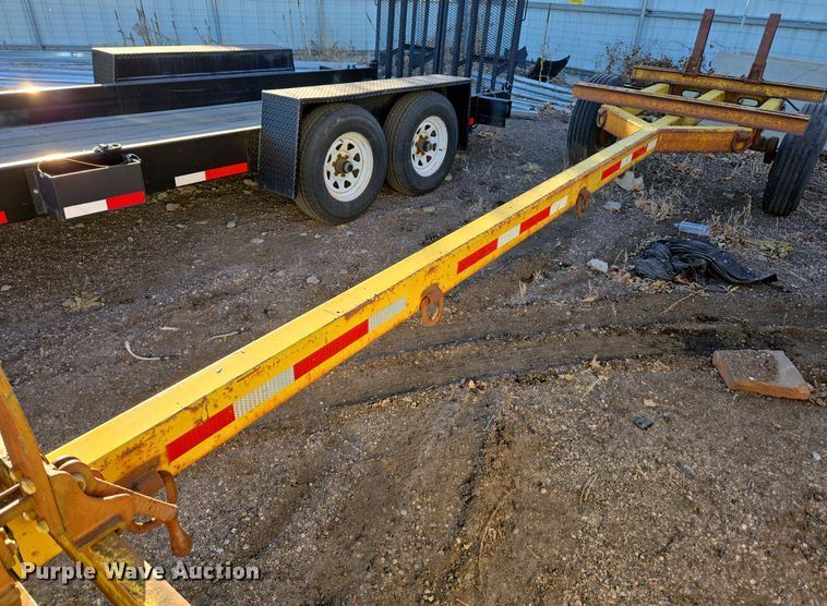 image for item YA0156 1994 Shop built pole trailer