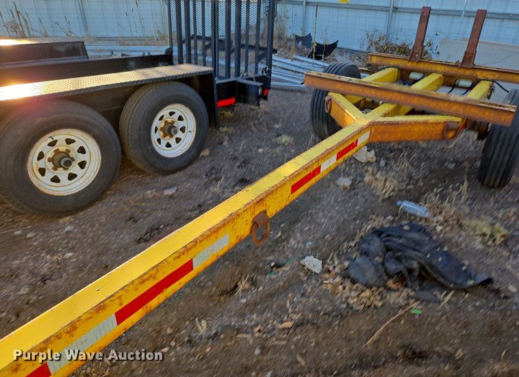 image for item YA0156 1994 Shop built pole trailer