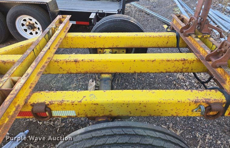 image for item YA0156 1994 Shop built pole trailer