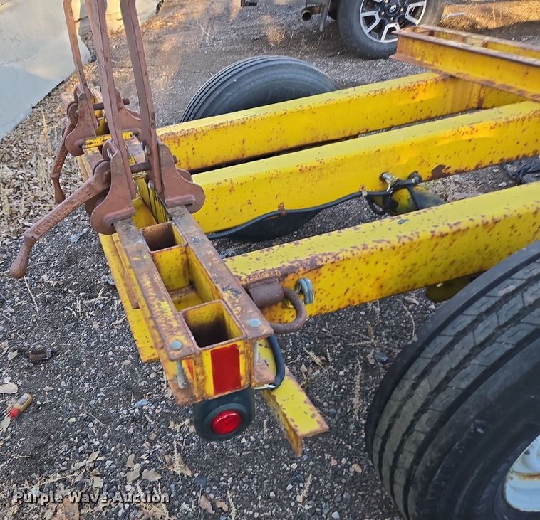 image for item YA0156 1994 Shop built pole trailer