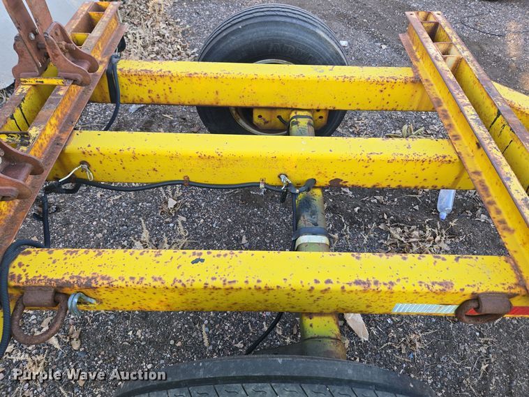 image for item YA0156 1994 Shop built pole trailer