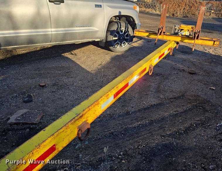 image for item YA0156 1994 Shop built pole trailer