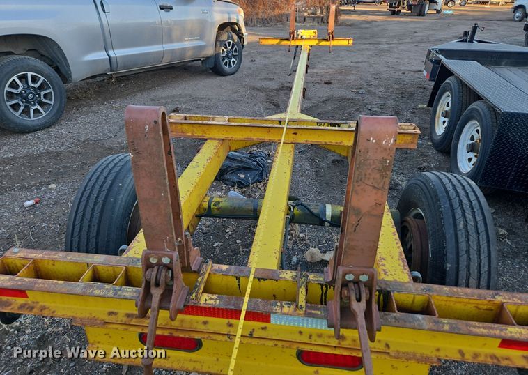 image for item YA0156 1994 Shop built pole trailer