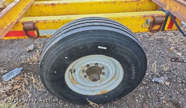 image for item YA0156 1994 Shop built pole trailer