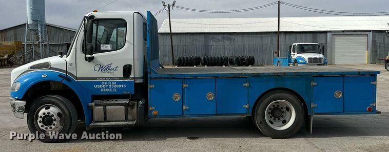 image for item DP6065 2013 Freightliner FL112 flatbed truck