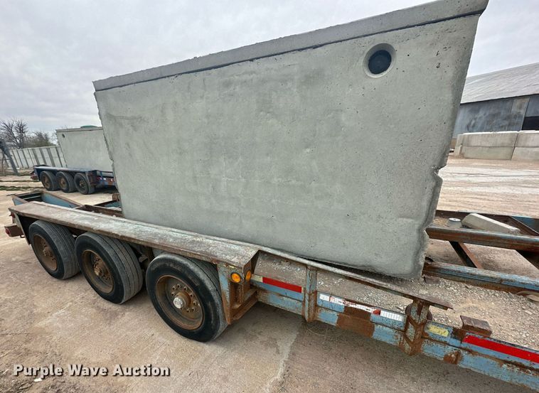 image for item DP6070 2001 Belshe T-18 equipment trailer