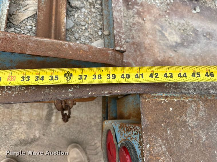 image for item DP6070 2001 Belshe T-18 equipment trailer