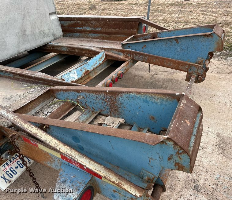 image for item DP6070 2001 Belshe T-18 equipment trailer