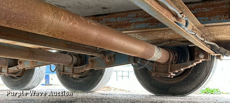 image for item DP6070 2001 Belshe T-18 equipment trailer