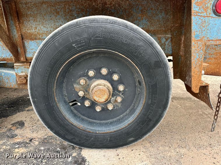 image for item DP6070 2001 Belshe T-18 equipment trailer