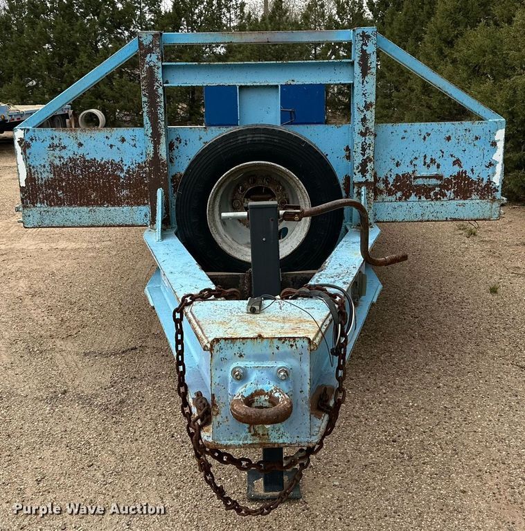 image for item DP6071 1993 Shop built flatbed trailer