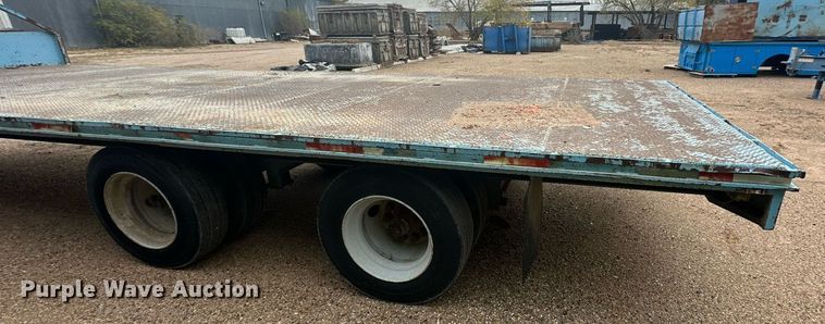 image for item DP6071 1993 Shop built flatbed trailer