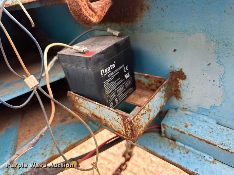 image for item DP6071 1993 Shop built flatbed trailer