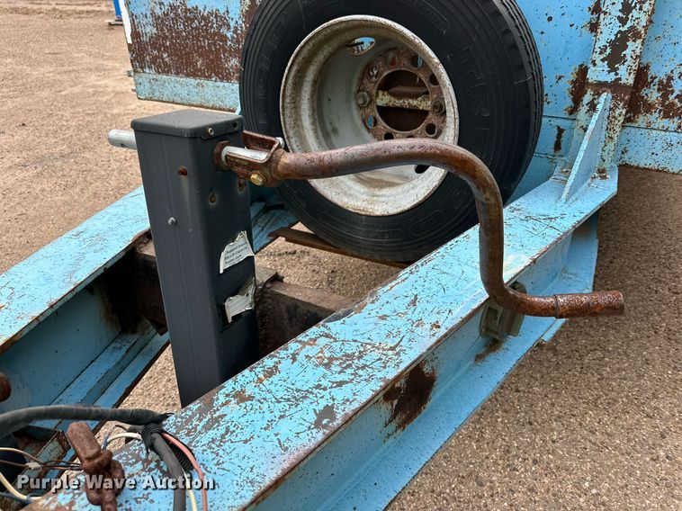 image for item DP6071 1993 Shop built flatbed trailer