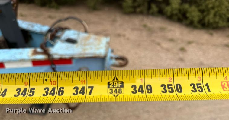 image for item DP6071 1993 Shop built flatbed trailer