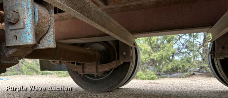 image for item DP6071 1993 Shop built flatbed trailer