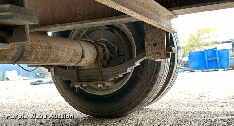 image for item DP6071 1993 Shop built flatbed trailer