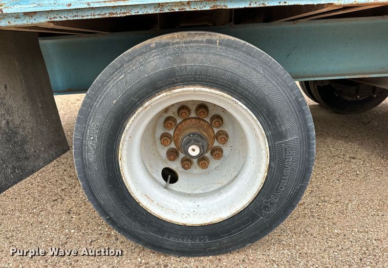 image for item DP6071 1993 Shop built flatbed trailer