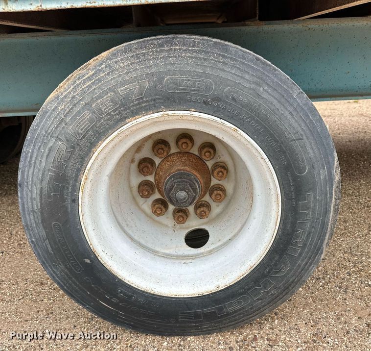 image for item DP6071 1993 Shop built flatbed trailer