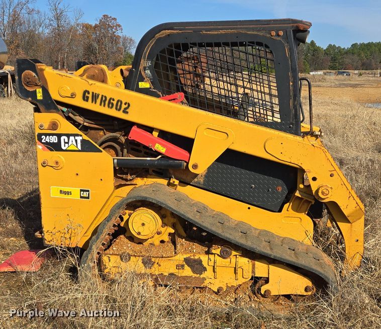 image for item DT5403 2016 Caterpillar 249D tracked skid steer loader