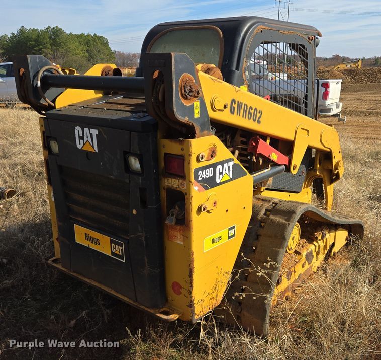 image for item DT5403 2016 Caterpillar 249D tracked skid steer loader
