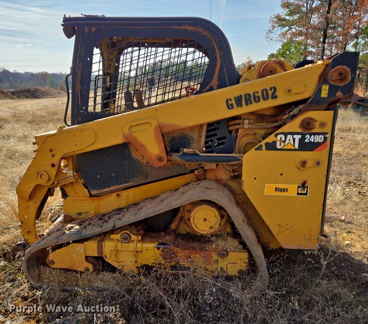 image for item DT5403 2016 Caterpillar 249D tracked skid steer loader