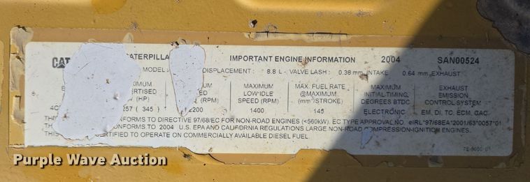 image for item DT5405 2003 Caterpillar 330C excavator