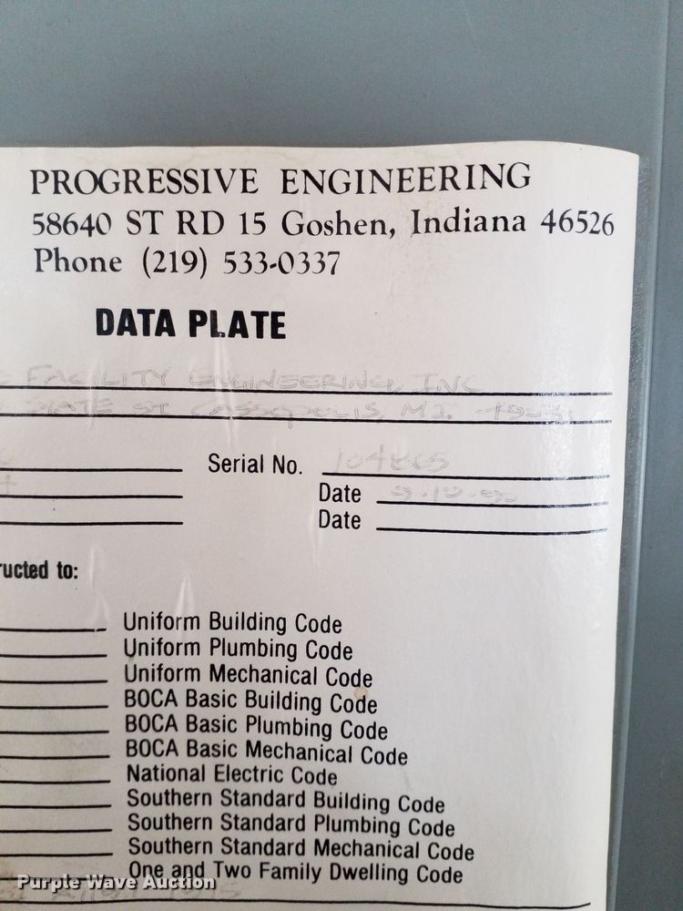 image for item DW2394 1990 MFEI MF1036 office trailer 