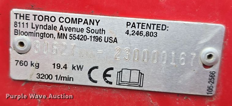 image for item DW3043 Toro Groundsmaster 328-D lawn mower