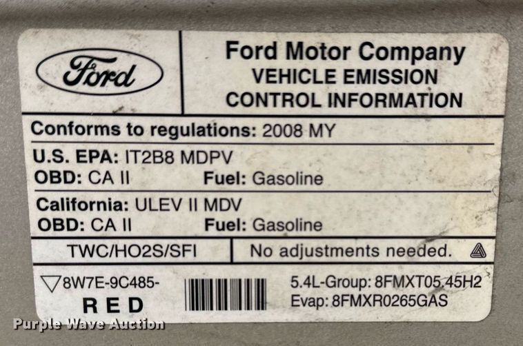 image for item EG2328 2008 Ford E350 Super Duty van with bucket lift