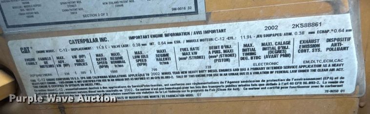 image for item EG2329 2003 Sterling bucket truck