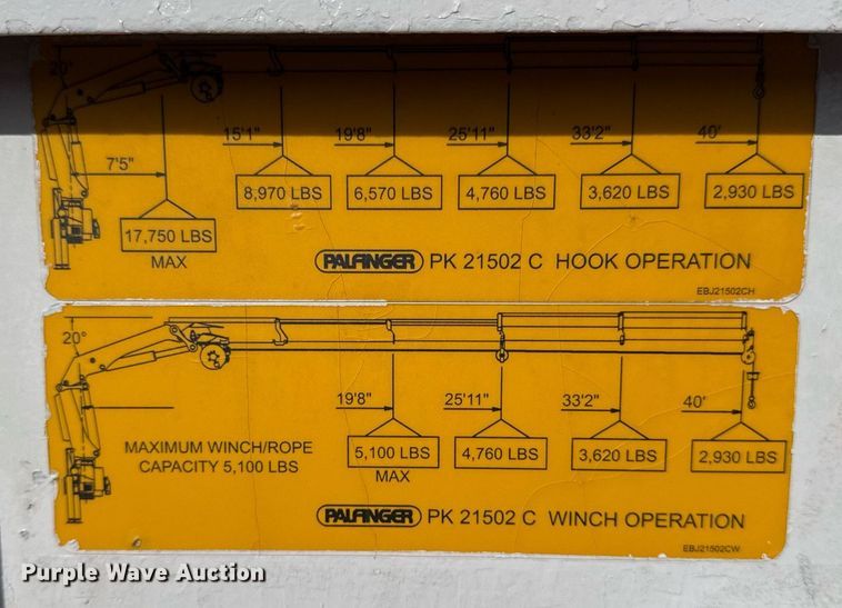 image for item EG2357 2007 Freightliner Business Class M2 crane truck