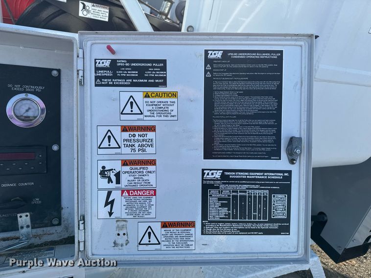 image for item EG2358 2015 TSE International UP85BD underground puller