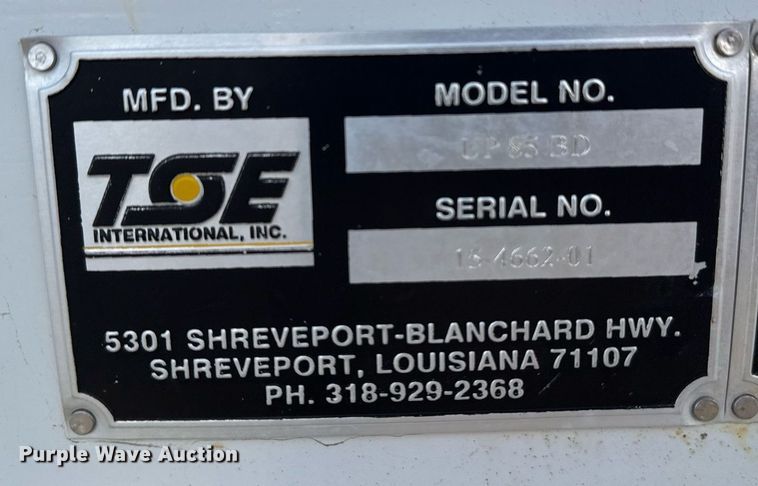 image for item EG2358 2015 TSE International UP85BD underground puller