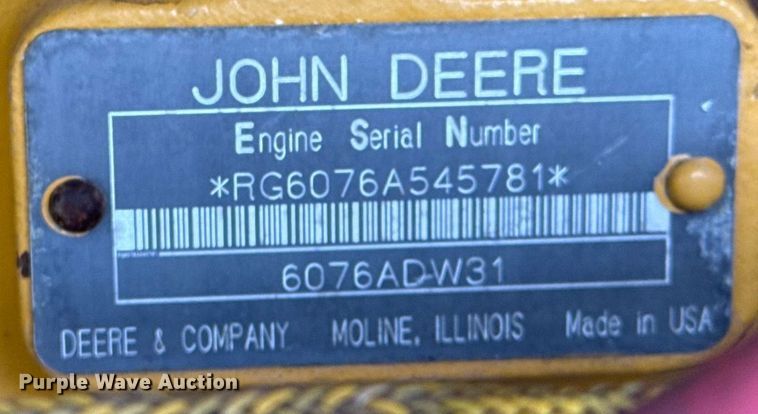 image for item EG2368 1995 John Deere 770BH motor grader