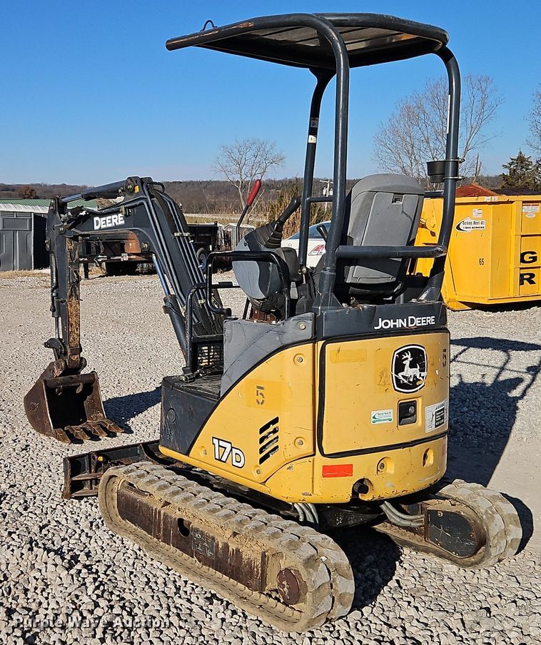 image for item EI8702 2012 John Deere 17D mini excavator