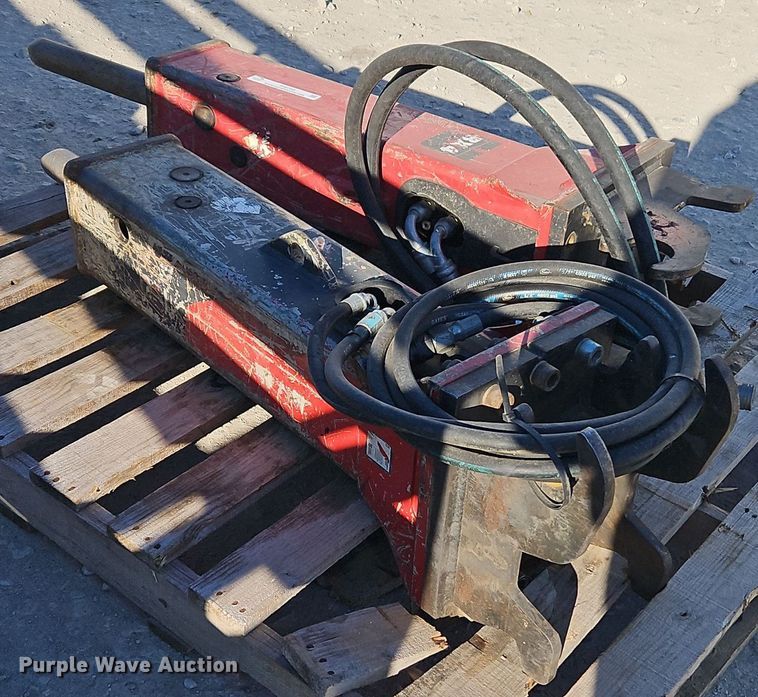 image for item EI8703 (2) Chicago Pneumatic RX4 breakers