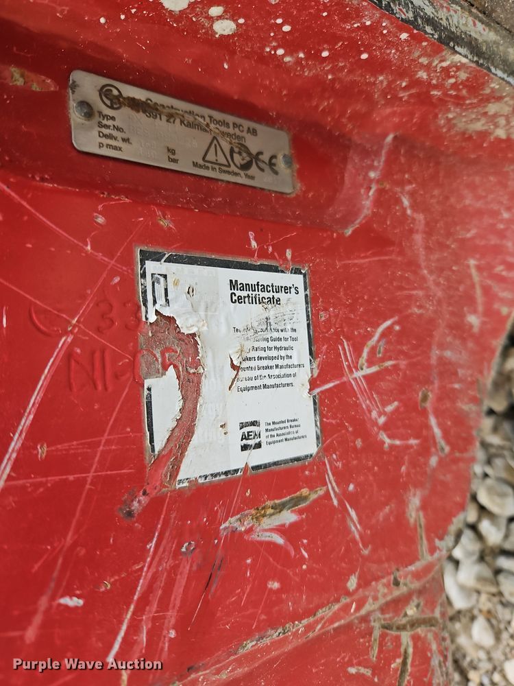 image for item EI8731 Construction Tools RX4-11 skid steer breaker