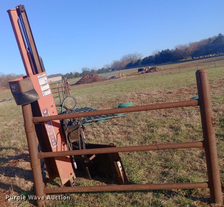 image for item EN8653 Worksaver skid steer post driver