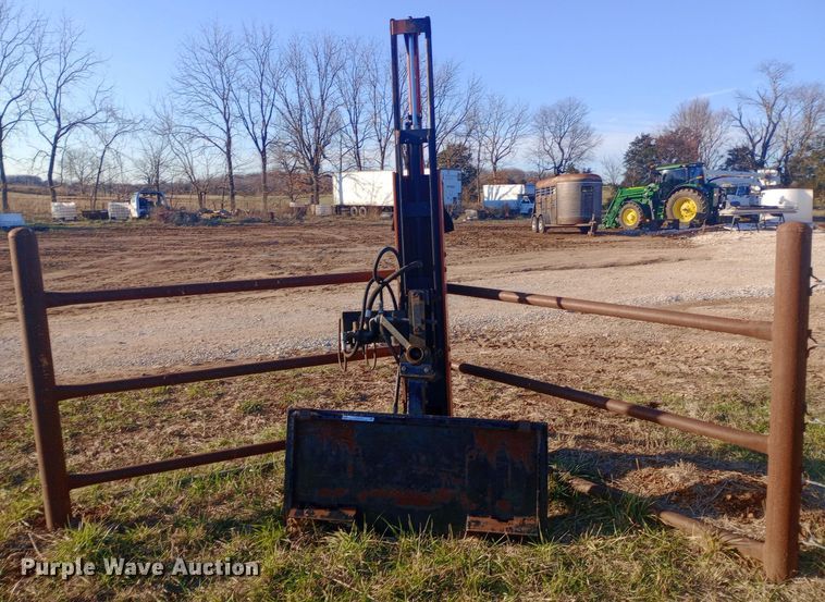 image for item EN8653 Worksaver skid steer post driver