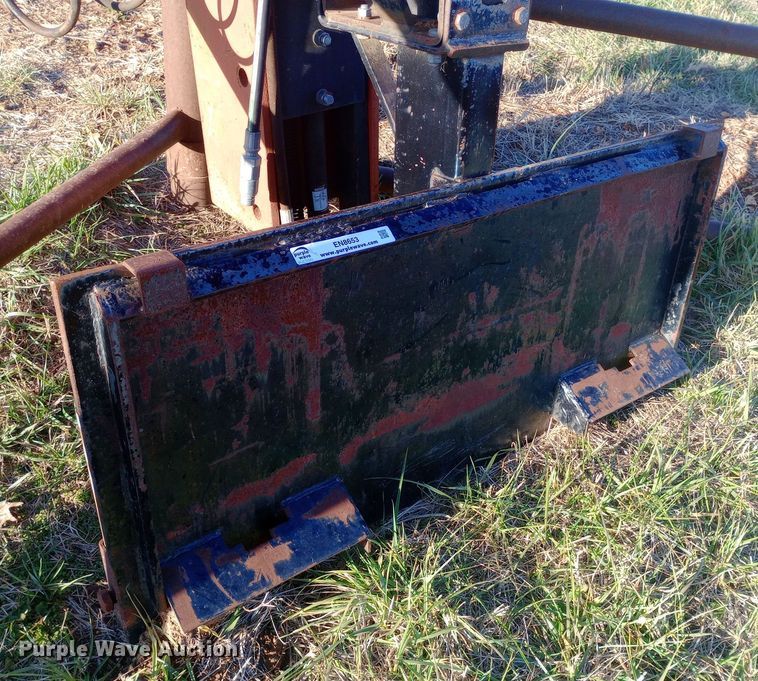 image for item EN8653 Worksaver skid steer post driver