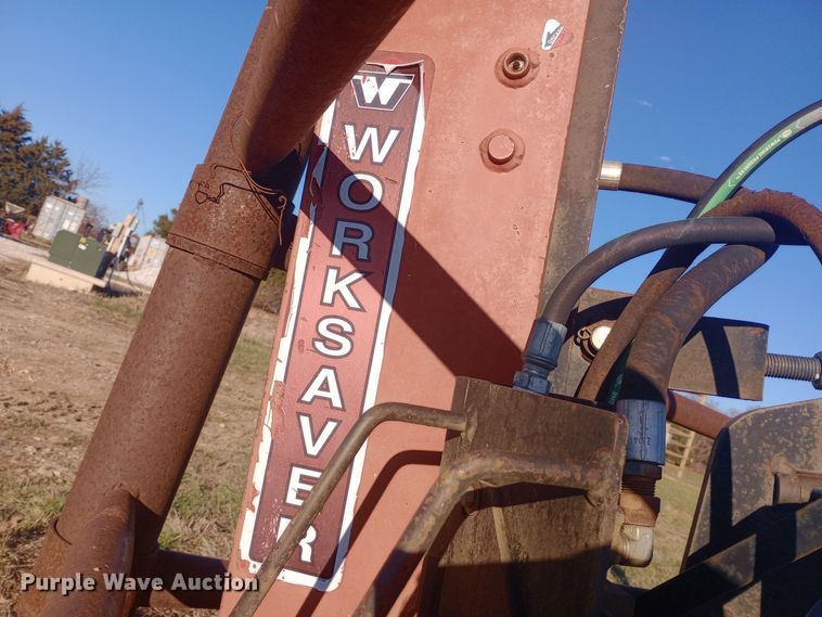 image for item EN8653 Worksaver skid steer post driver