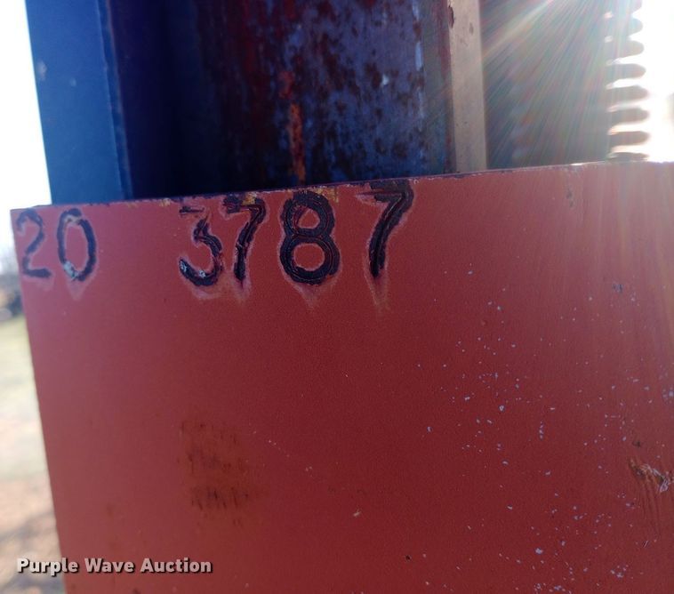 image for item EN8653 Worksaver skid steer post driver