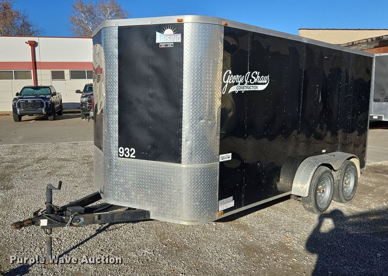 image for item EQ3739 2018 Arising enclosed cargo trailer