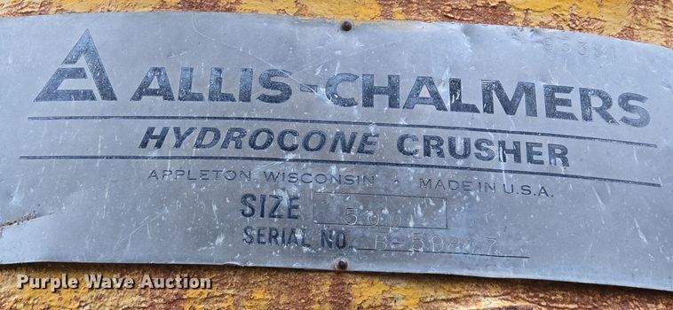 image for item EQ3853 Allis Chalmers  Hydrocone 500 crusher