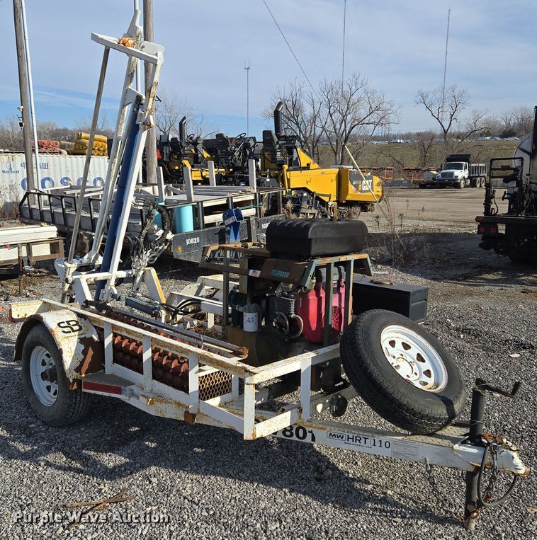 image for item EQ3882 2006 Mid-Western Machinery  HRT 110 vertical drill trailer