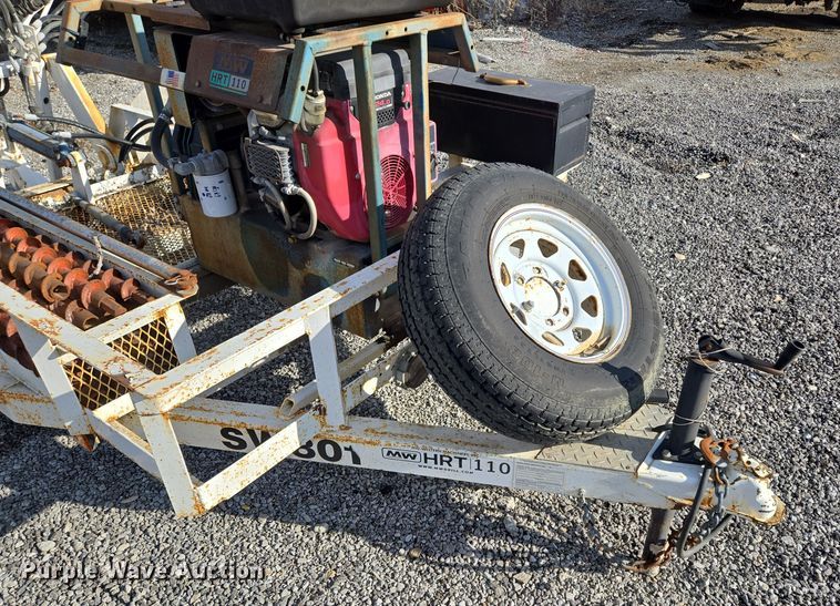image for item EQ3882 2006 Mid-Western Machinery  HRT 110 vertical drill trailer